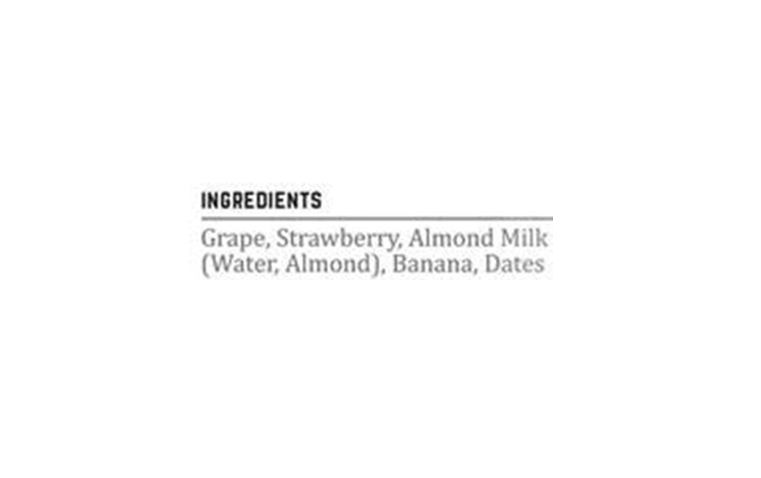 Second Nature Dairy Free Nut Milk Smoothie Strawberry+Banana+Almond+Grape   Plastic Bottle  250 millilitre
